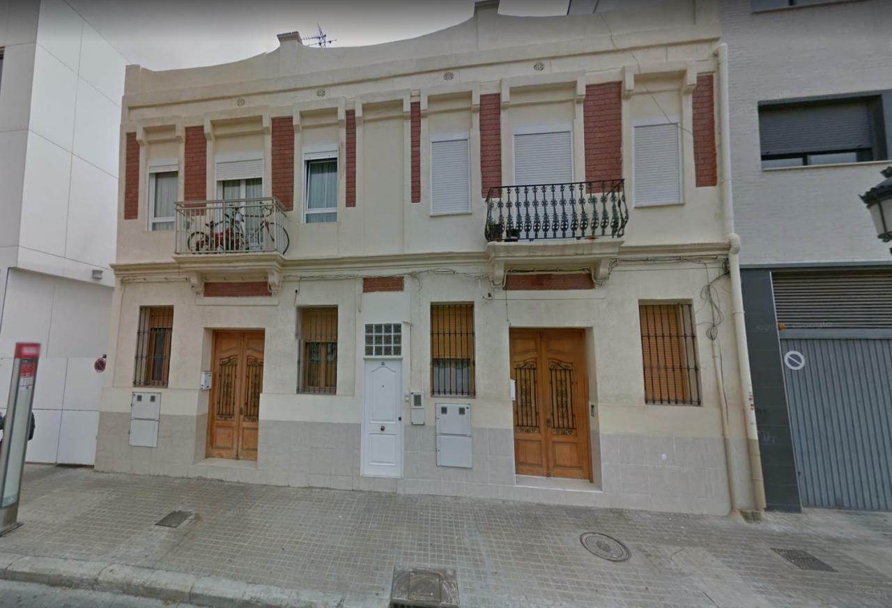 Old Fisherman'S House In Malvarrosa Beach Valencia Exteriör bild